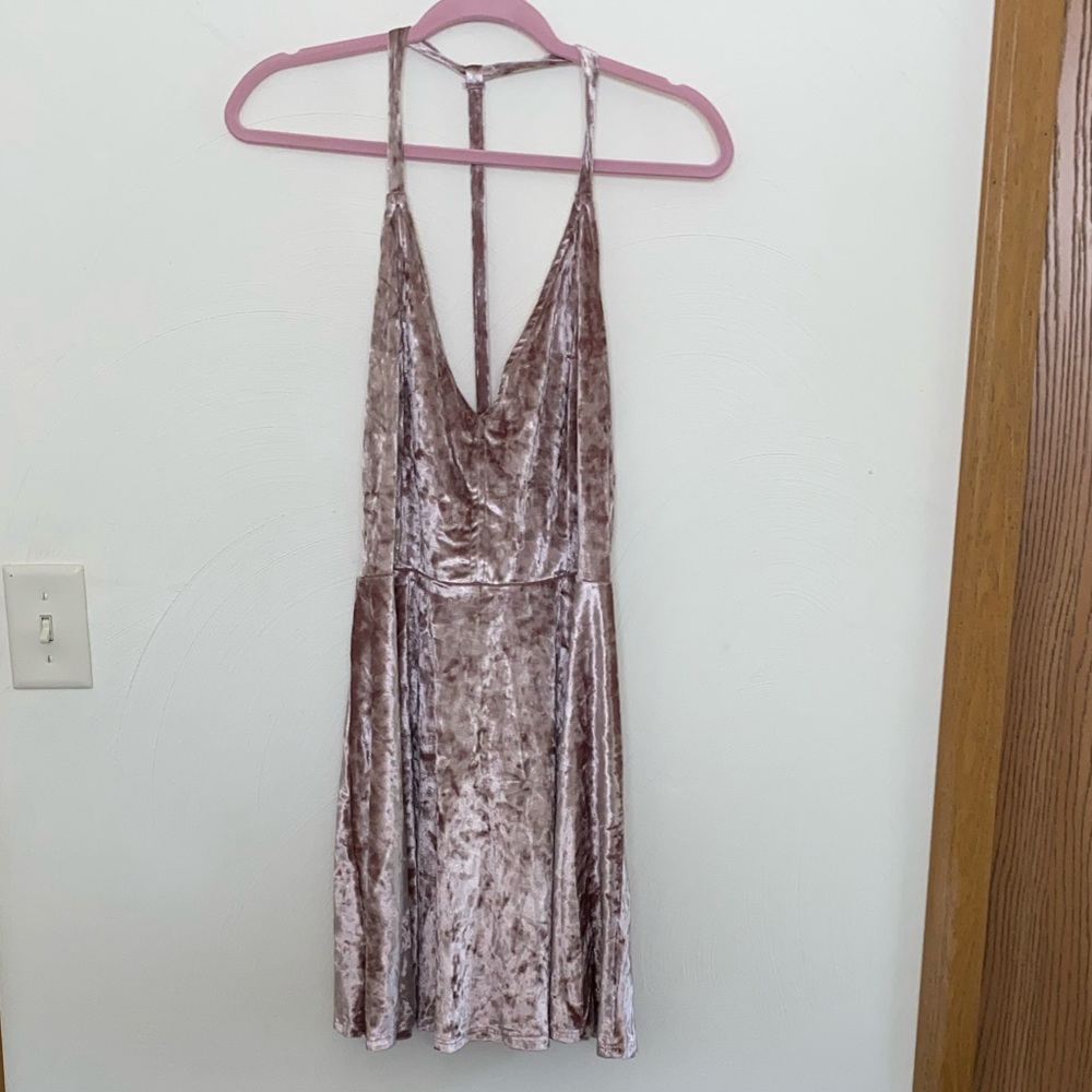 Suede dress size large